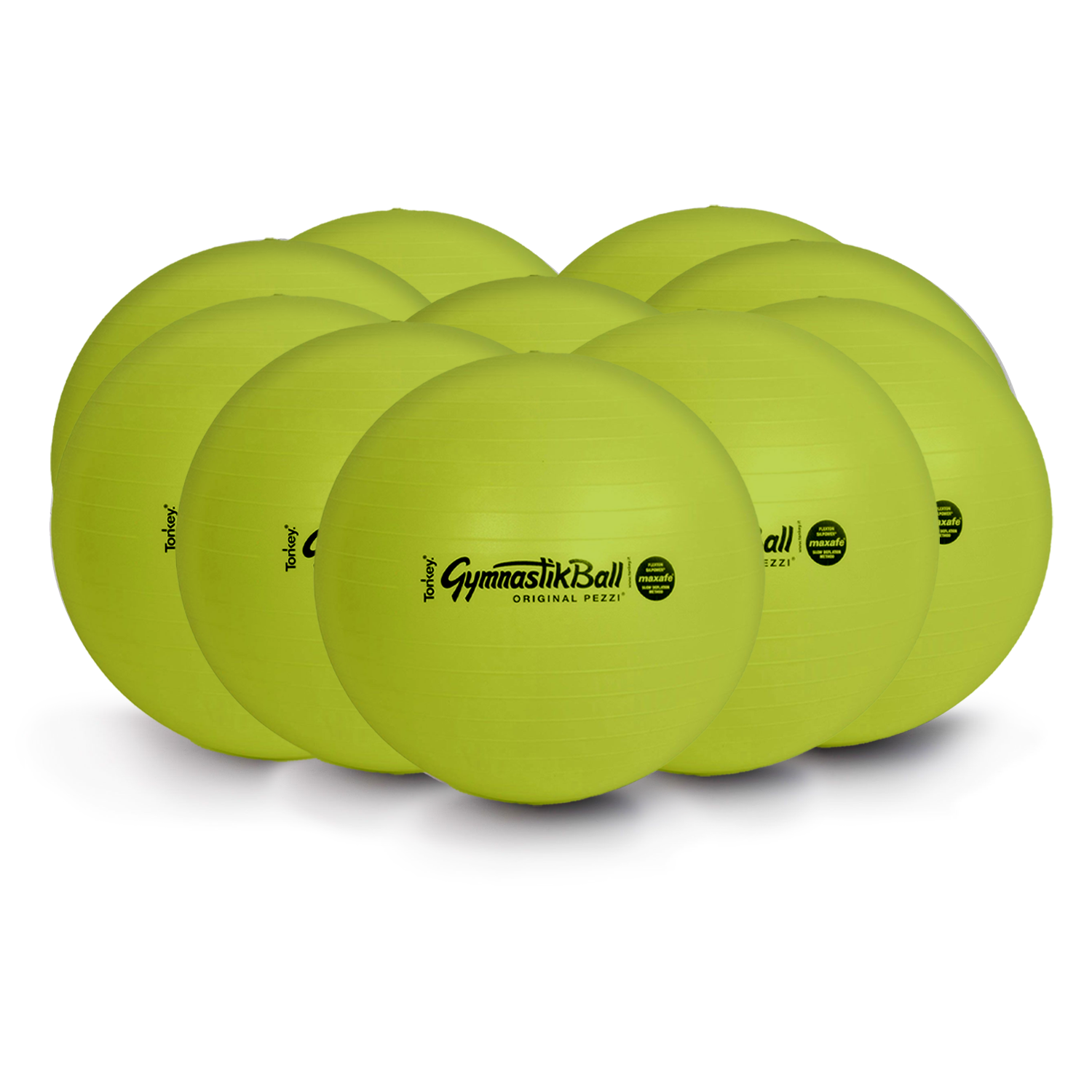 10 Original Pezzi® Gymnastikball MAXAFE 75cm Ø, apfelgrün