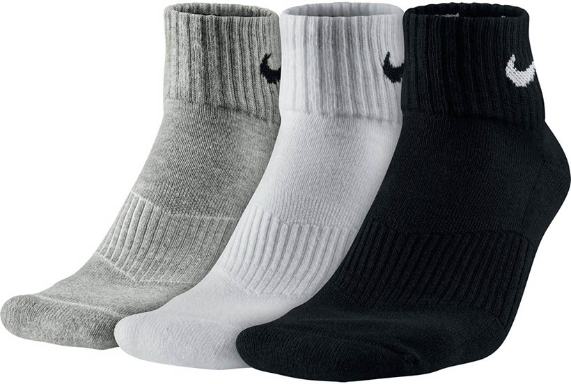 3er Pack Cushion Quarter Socks