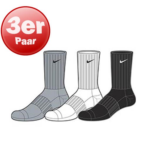 3er Pack Sport Crew, classic