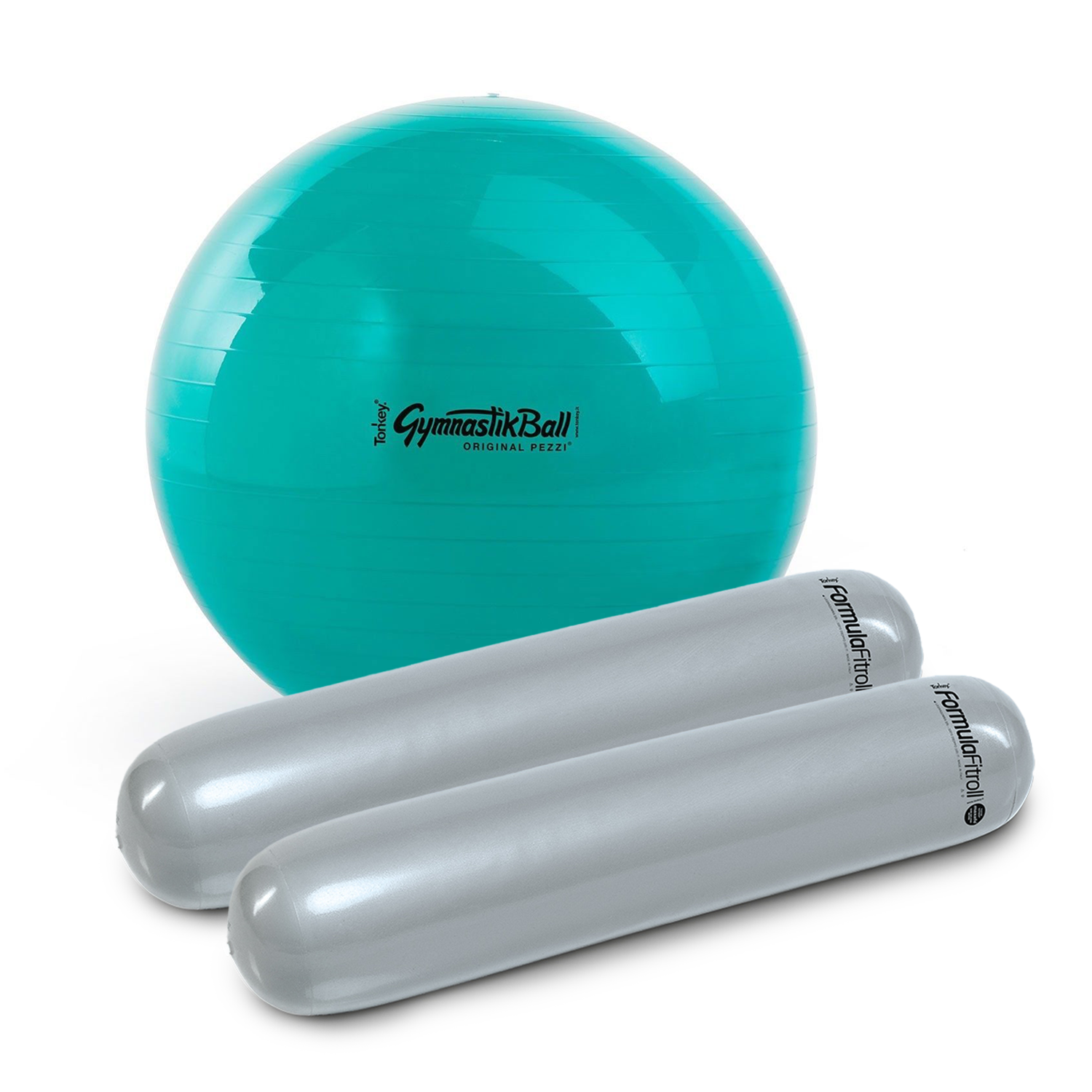 Original Pezziball 65 cm plus und 2x Formula Fit-Roll Maxafe